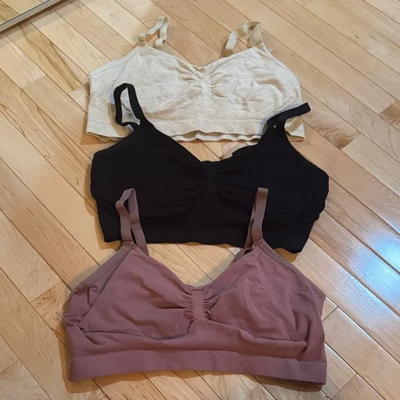 Kindred Bravely 3-Pack Sublime® Bamboo Hands-Free Pumping Lounge & Sleep Bra - Picture 2 of 7